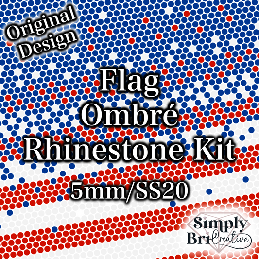 Flag Ombré Rhinestone Kit