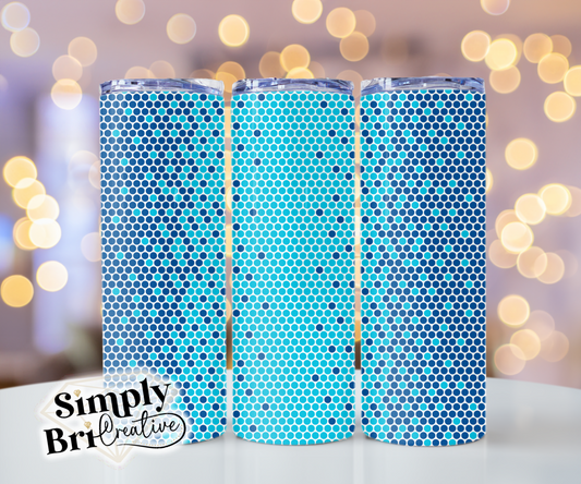 Vertical Ombré Template Tumbler (5mm/SS20)