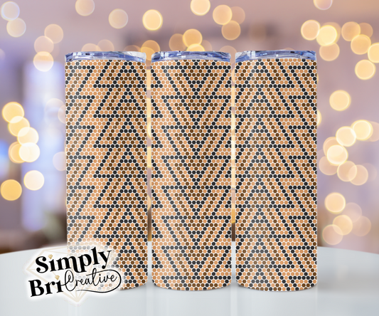 Triangles Template Tumbler (4mm/SS16)