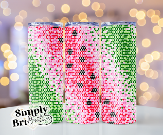 Watermelon Twist Template Tumbler (4mm/SS16)