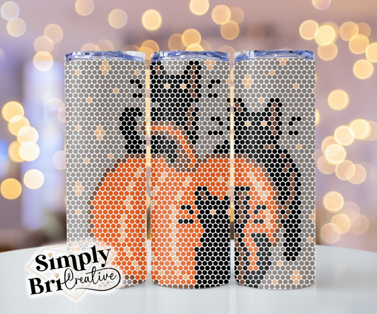 Pumpkin & Kitties Template Tumbler (5mm/SS20)