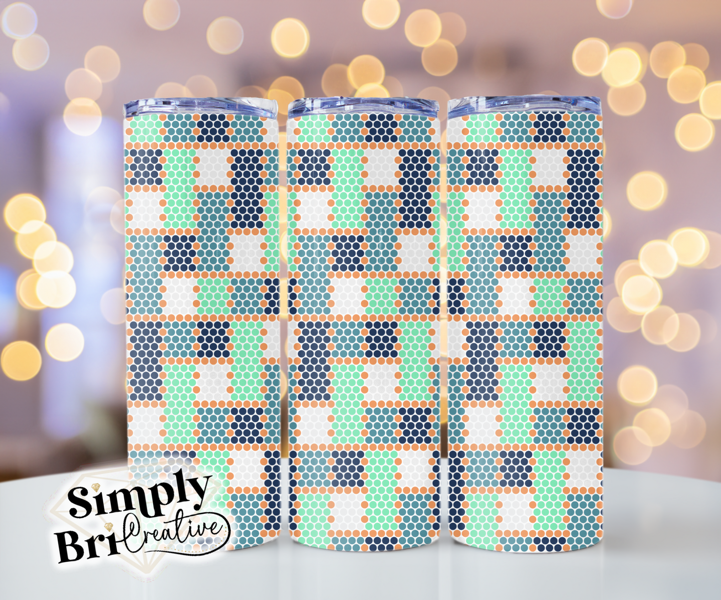 Rectangles Template Tumbler (4mm/SS16)