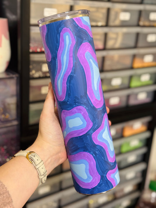 Blue Lava Spots 32 oz. Plump