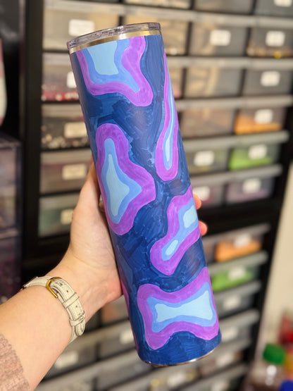 Blue Lava Spots 32 oz. Plump