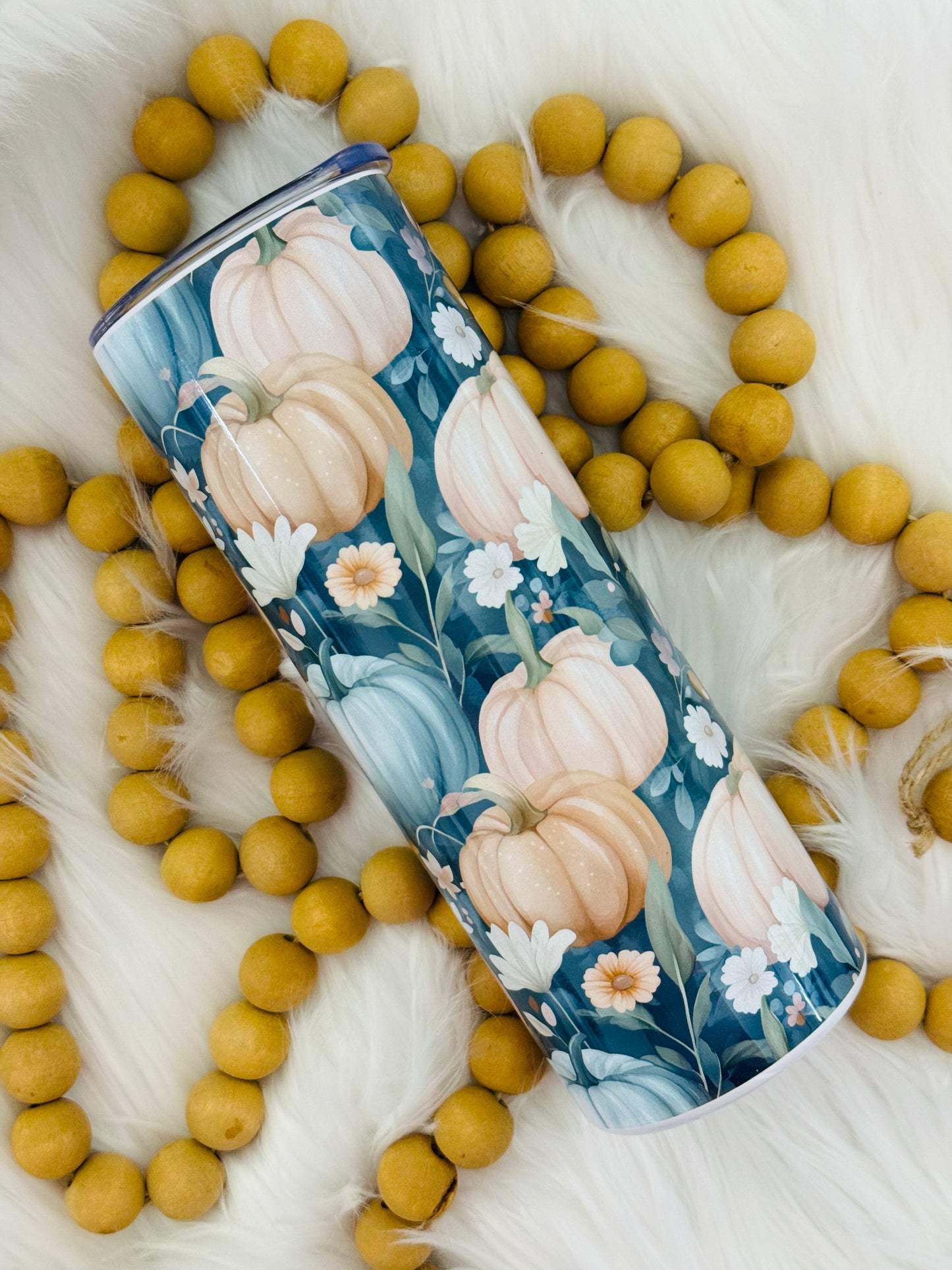 Teal Pumpkin Sublimation Tumbler