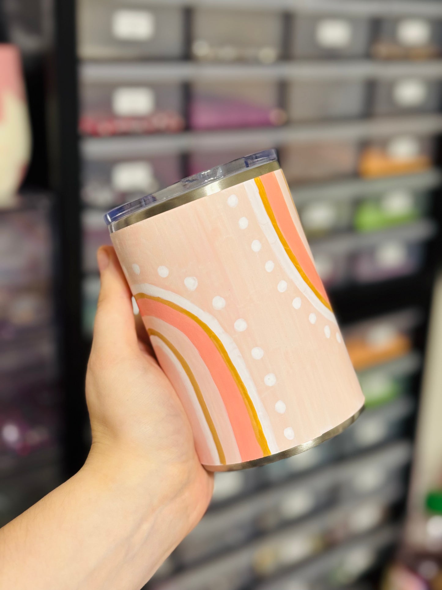 Peach Rainbow 12 oz. Husky