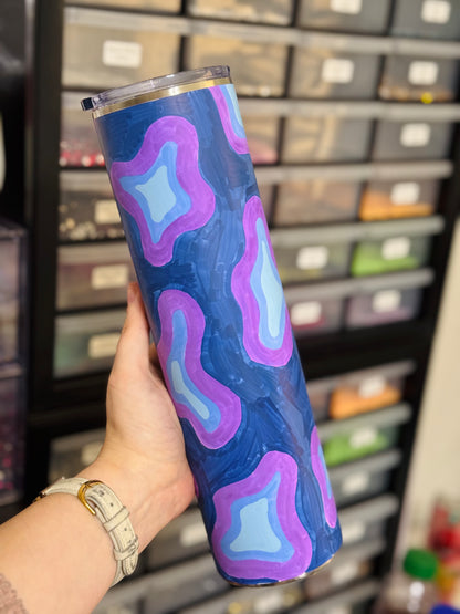 Blue Lava Spots 32 oz. Plump