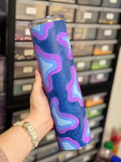 Blue Lava Spots 32 oz. Plump