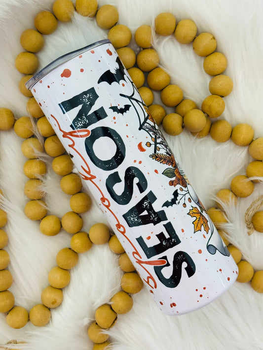 Spooky Season Ghost Sublimation Tumbler
