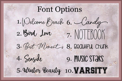 Custom Name Template Tumbler