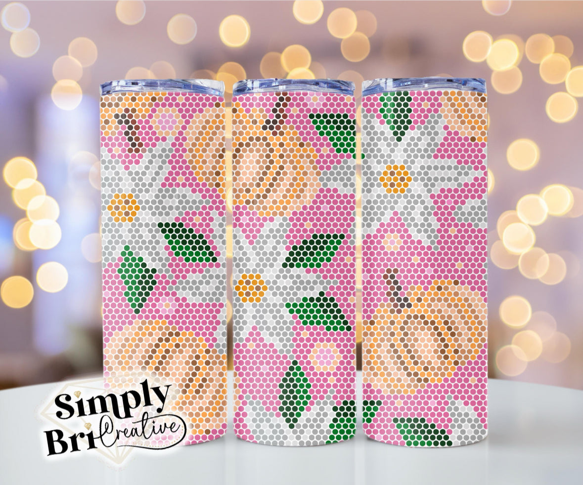 Pumpkins & Flowers Template Tumbler (4mm/SS16)