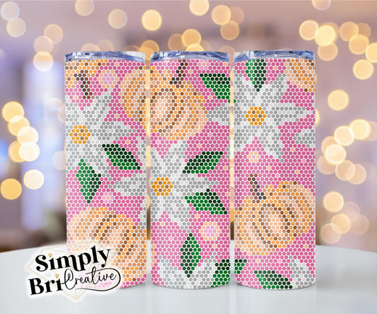 Pumpkins & Flowers Template Tumbler (4mm/SS16)