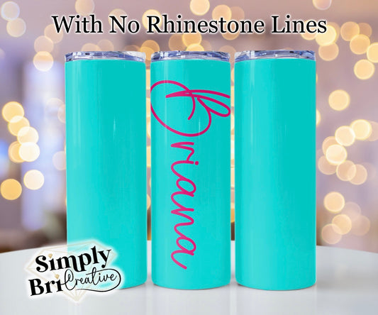 Custom Name Template Tumbler
