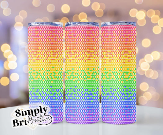 6 Color Ombre Template Tumbler (4mm/SS16)