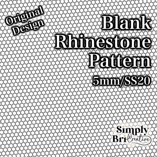 Blank Rhinestone Pattern (5mm/SS20)