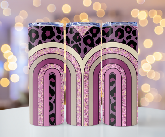 Bri Rainbow Leopard Template Tumbler
