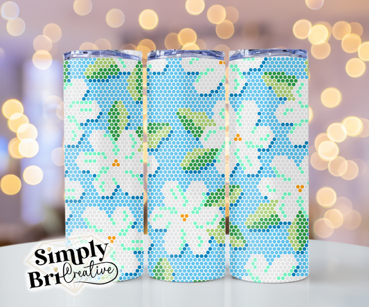 Flowers Template Tumbler (4mm/SS16)