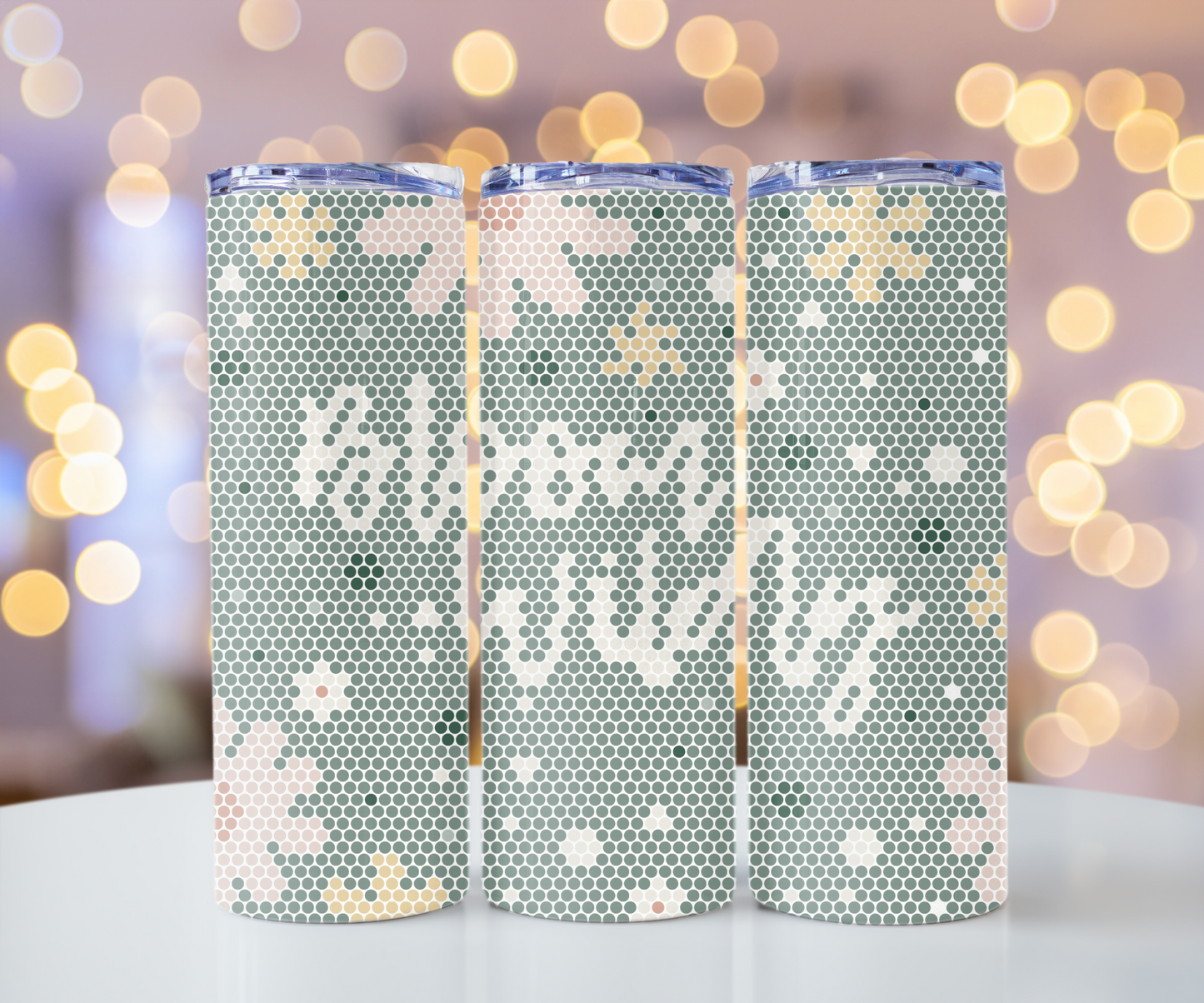 Bloom Wildly Template Tumbler (4mm/SS16)