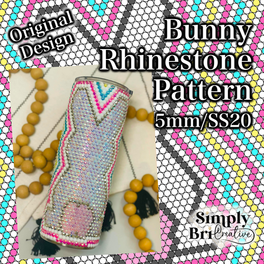 Bunny Rhinestone Pattern (5mm/SS20)