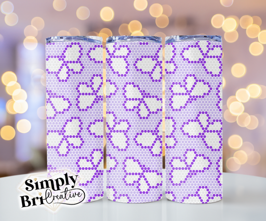 Butterflies Template Tumbler (4mm/SS16)
