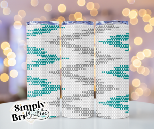 Vertical Zig-Zag Template Tumbler (4mm/SS16)