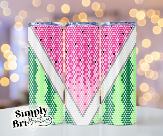Watermelon V-Split Template Tumbler (5mm/SS20)