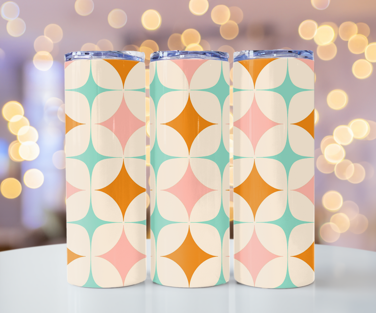 Vintage Stars Template Tumbler