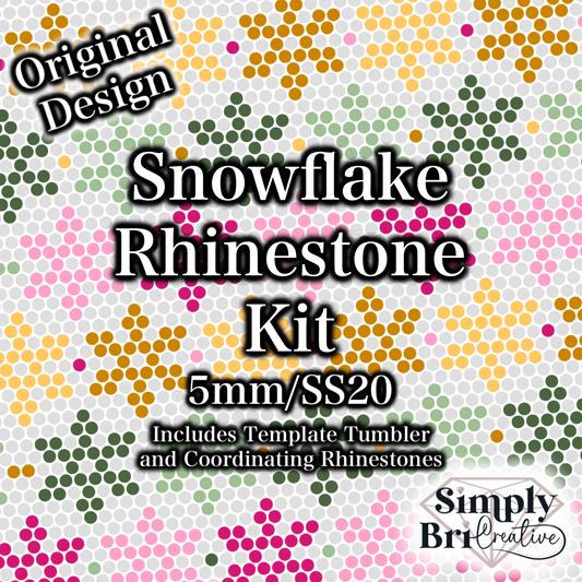 Snowflake Rhinestone Kit (SS20 Glass)