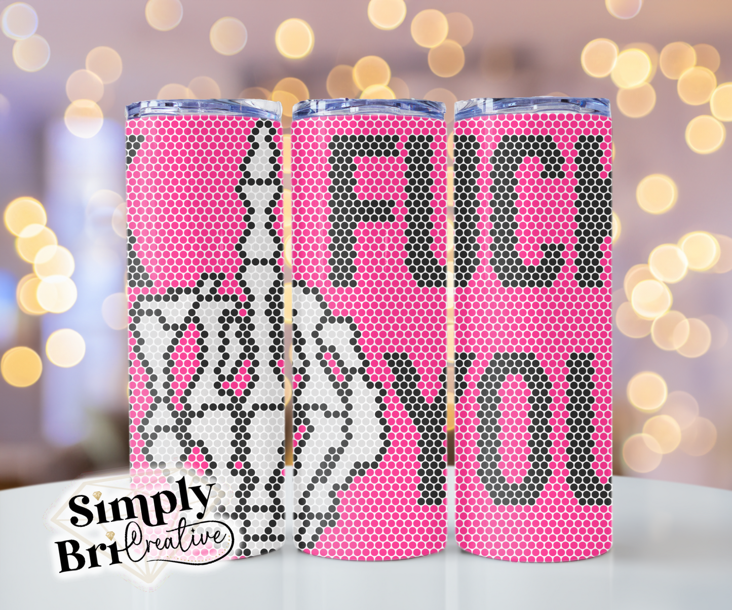 F U Middle Finger Template Tumbler (4mm/SS16)