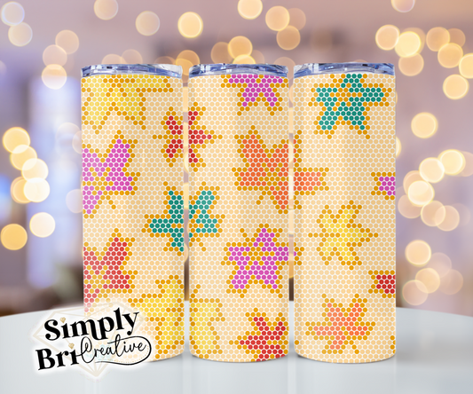 Falling Leaves Template Tumbler (4mm/SS16)