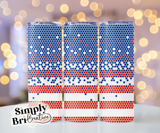 Flag Ombré Template Tumbler (5mm/SS20)