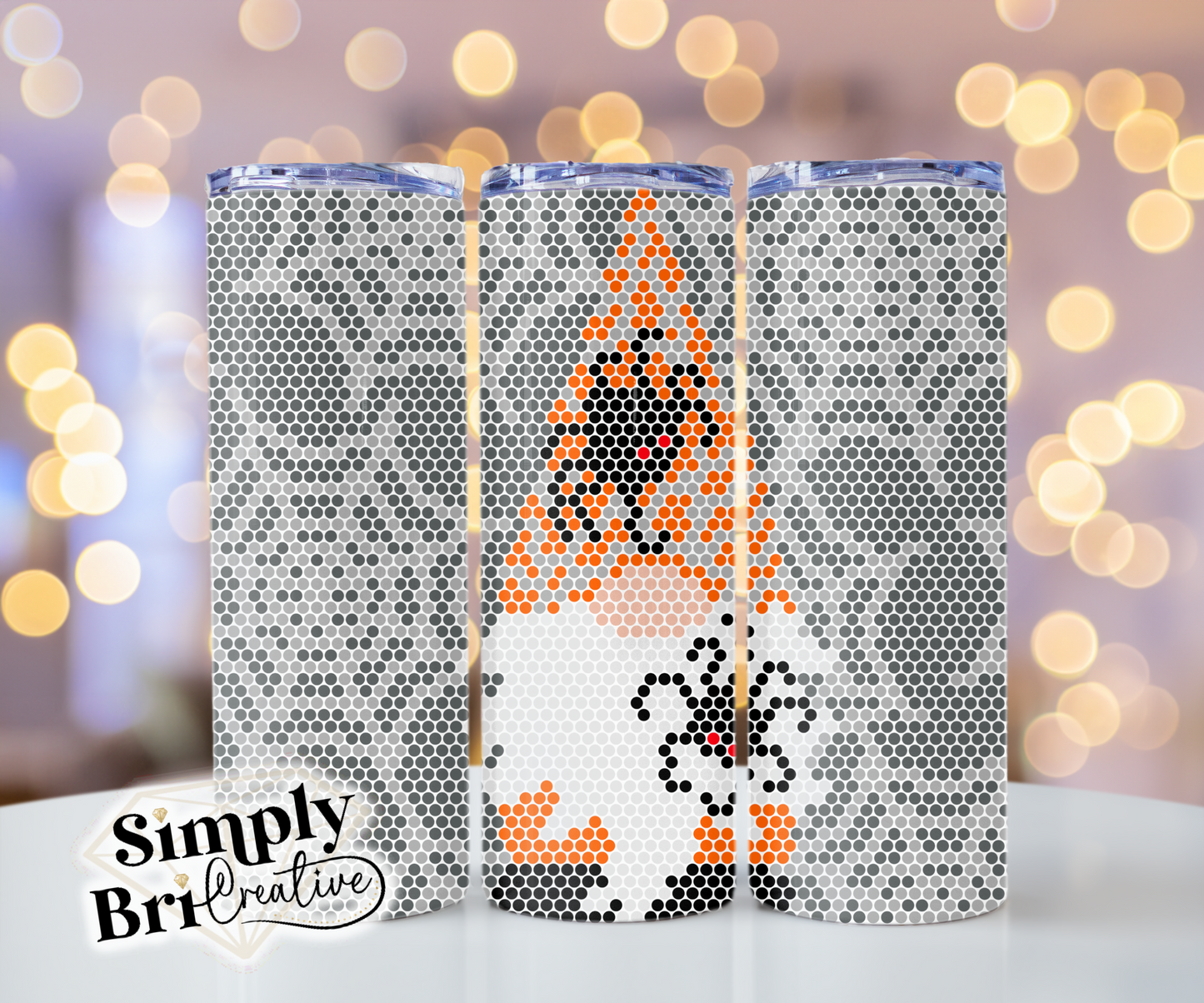 Halloween Gnome Template Tumbler (4mm/SS16)