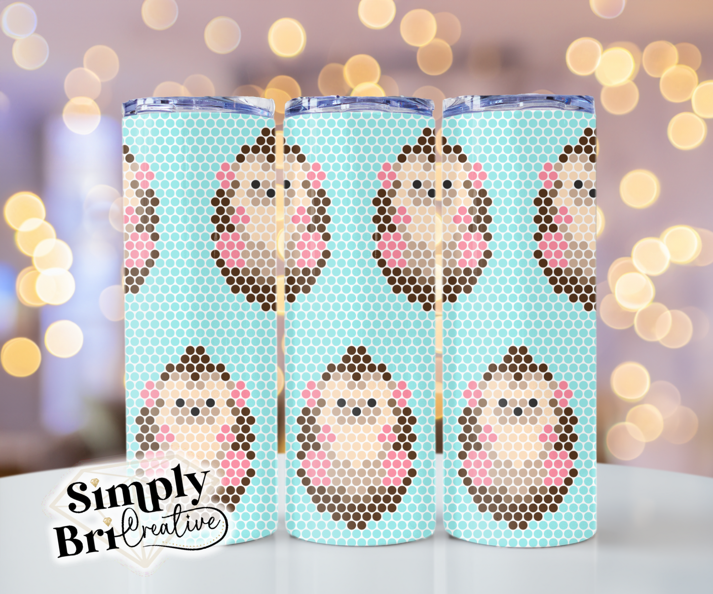 Hedgehog Template Tumbler (5mm/SS20)