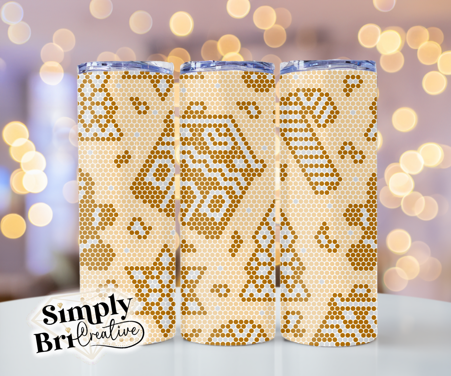 Gingerbread Cookies Template Tumbler (4mm/SS16)