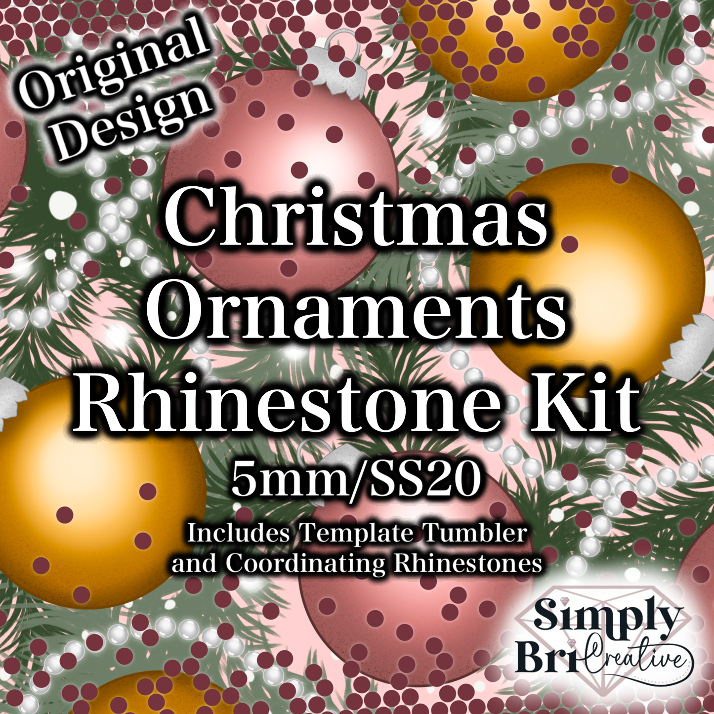 Christmas Ornaments Rhinestone Kit