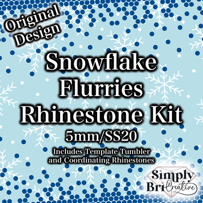 Snowflake Flurries Rhinestone Kit