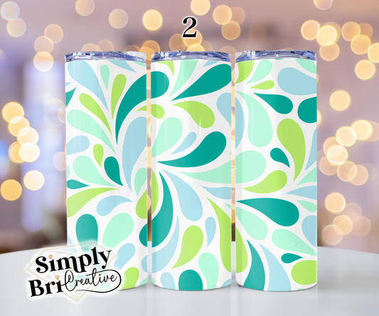 Pastel Petals 2 Template Tumbler