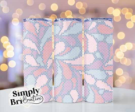 Pastel Petals Template Tumbler (4mm/SS16)