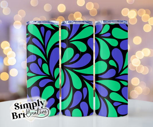 Aurora Petals Template Tumbler