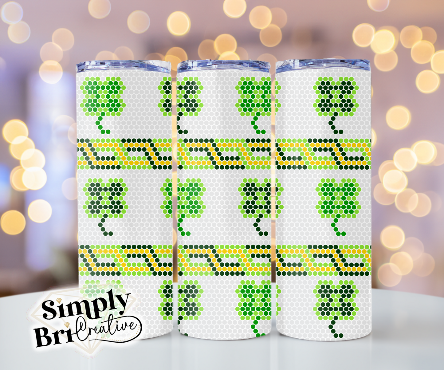 Clover and Band Template Tumbler (4mm/SS16)