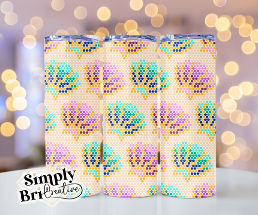 Seashells Template Tumbler (4mm/SS16)