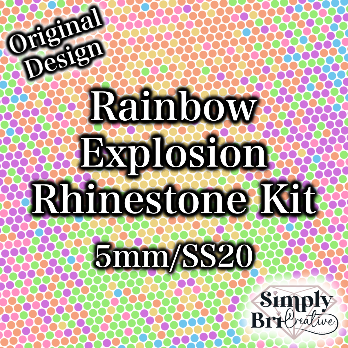 Rainbow Explosion Rhinestone Kit