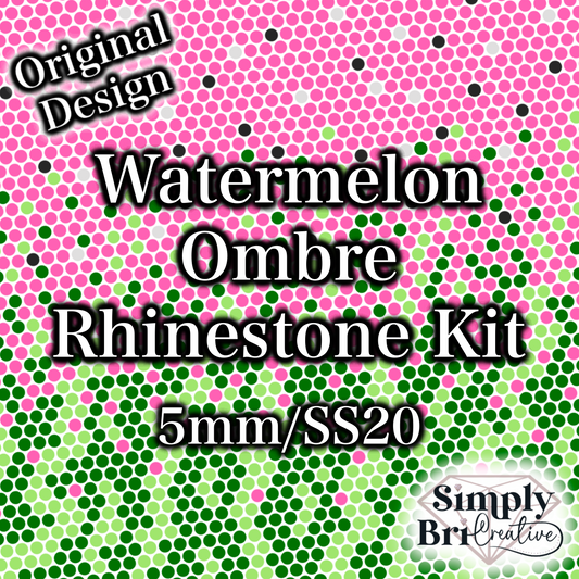Watermelon Ombré Rhinestone Kit