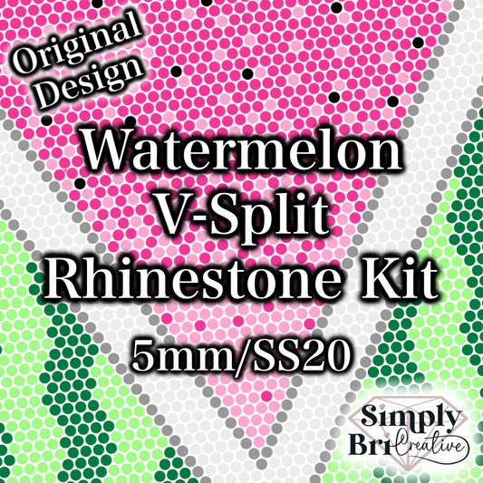 Watermelon V-Split Rhinestone Kit (SS20 Glass)